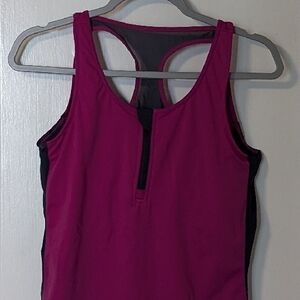 NWOT Ruby Ribbon Sport Tank 36 Magenta and Navy